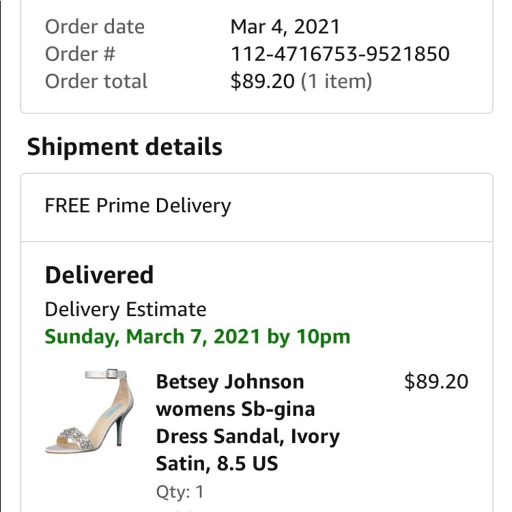Bridal shoes- Blue by Betsey Johnson - Picture 4 of 4